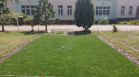 Boisko do gry w bule ukończone
